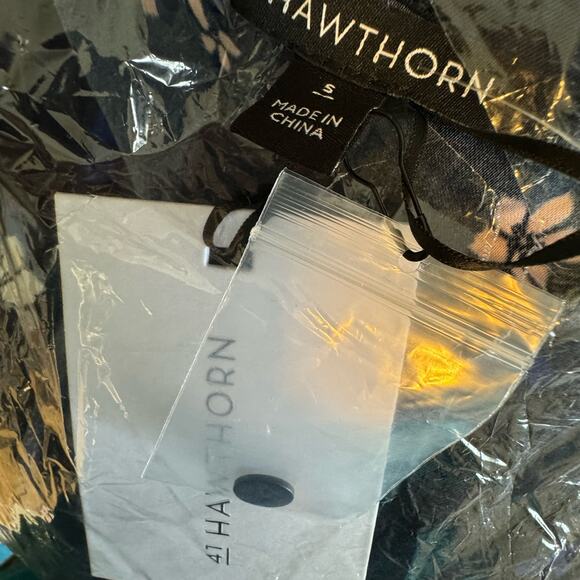 41 Hawthorn Claira Tie Waist Dress - Navy Blue NWT Size Small - Picture 8 of 8